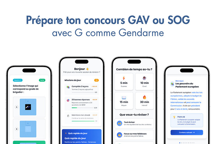 presentation prepa concours gendarmerie